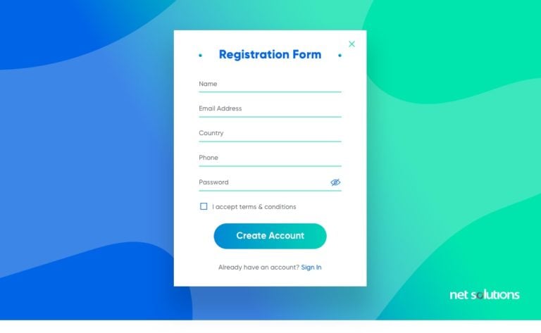 9 Form Design Best Practices | Form UX Examples | Net Solutions