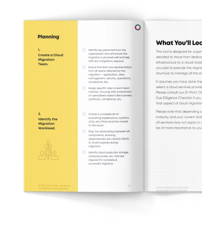 Content Preview image for Cloud Migration Checklist