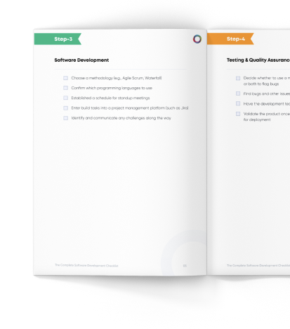 preview of the software development checklist