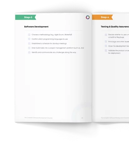 preview of the software development checklist