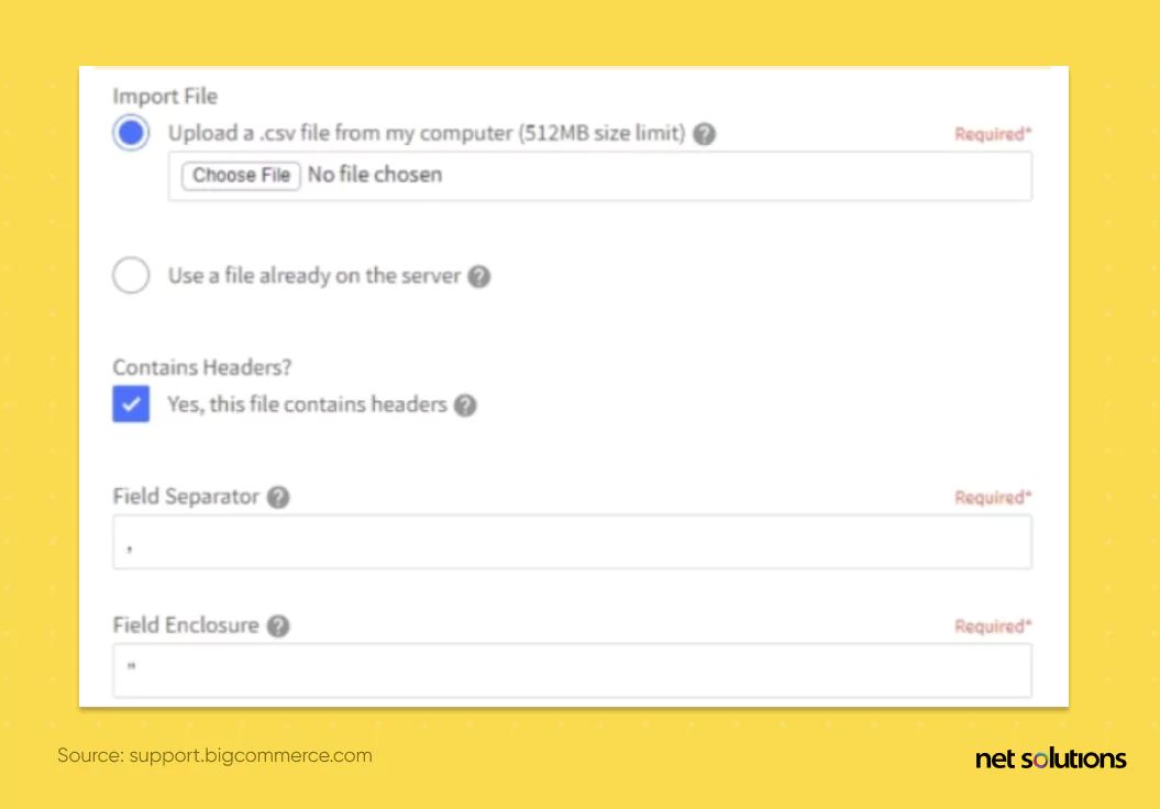 Data Transfer for Product Data