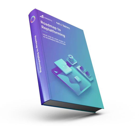 cover for the roadmap to replatforming BigCommerce guide