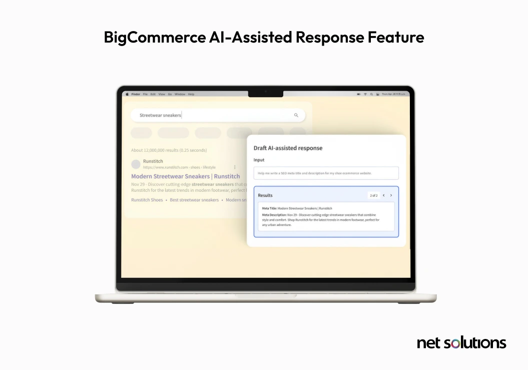 BigCommerce AI Assisted Response Feature