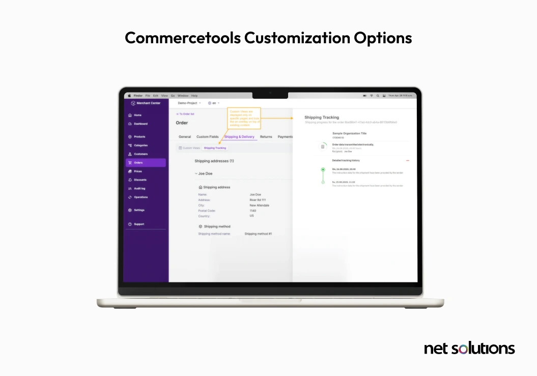 Commercetools Customization Options