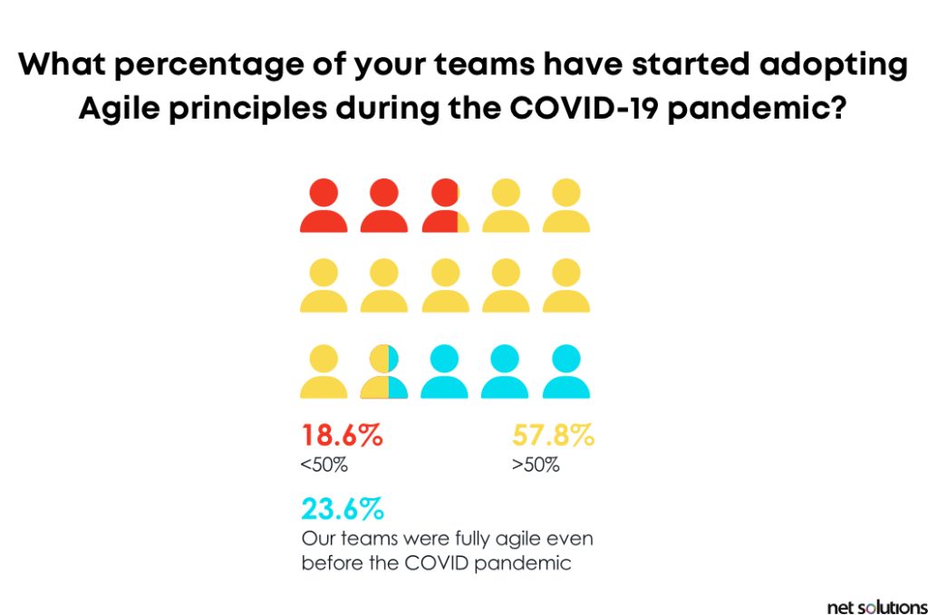 What-percentage-of-teams-have-started-adopting-Agile-principles