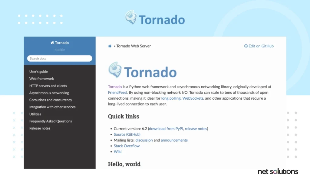 tornado-python-frameworks