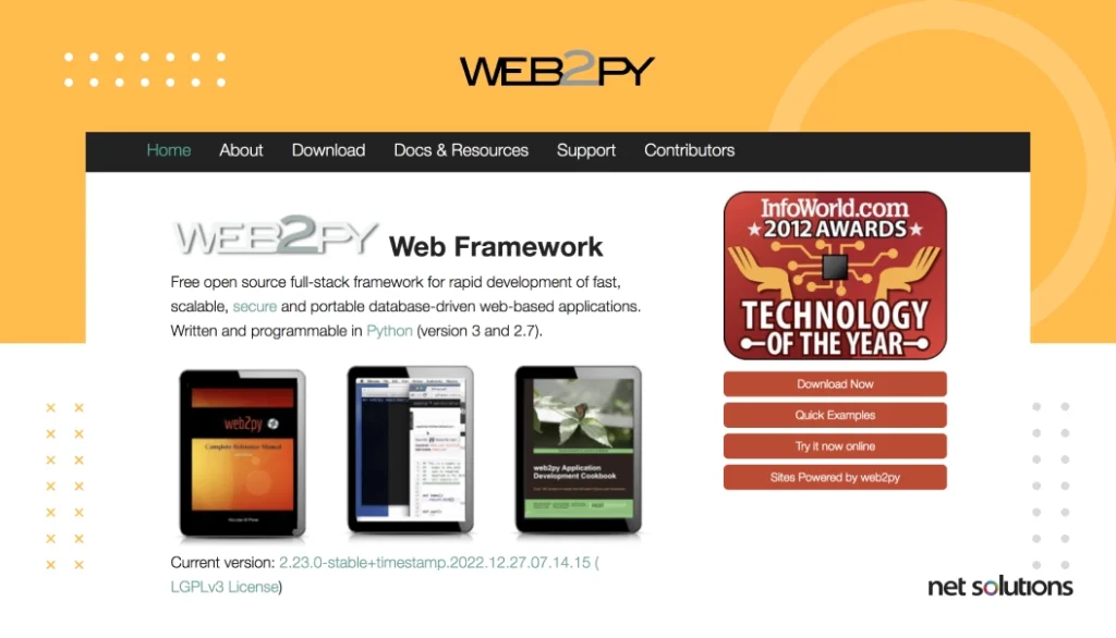 web2py-python-frameworks