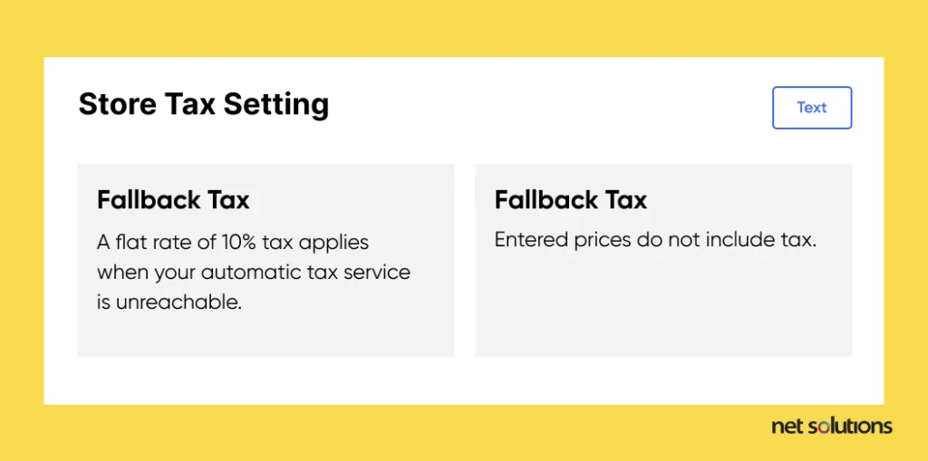 Configure Taxes