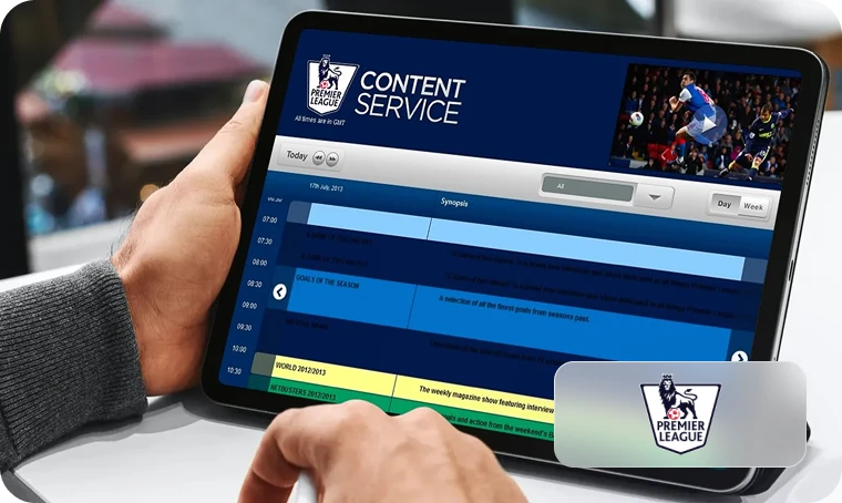 Building an iPad App for IMG that Streams English Premier League Events and Updates Content