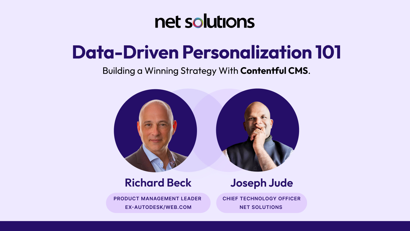 Header - Data-driven Personalization with Contentful Webinar